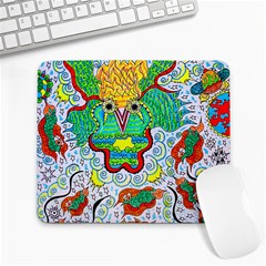 Cosmic Coocoobird Large Mousepads