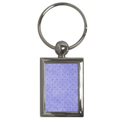 Dot Blue Key Chains (rectangle)  by vintage2030