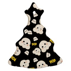 Cute Kawaii Popcorn Pattern Ornament (christmas Tree)  by Valentinaart