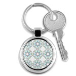 Embroidery Paisley Key Chains (Round)  Front