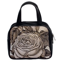 Flowers 1776630 1920 Classic Handbag (two Sides) by vintage2030
