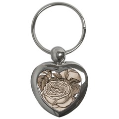Flowers 1776626 1920 Key Chains (heart)  by vintage2030