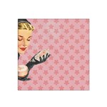 Vintage Lady Satin Bandana Scarf Front