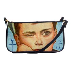 Retro Boy Shoulder Clutch Bag by vintage2030