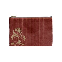 Floral Mauve Cosmetic Bag (medium) by vintage2030