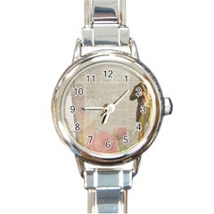 Background 1227545 1280 Round Italian Charm Watch by vintage2030