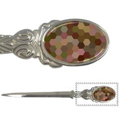 Brown Background Layout Polygon Letter Opener