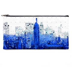 Skyline Skyscraper Abstract Points Pencil Cases