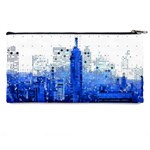Skyline Skyscraper Abstract Points Pencil Cases Back