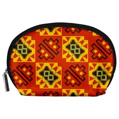 Squares And Other Shapes Pattern                                                       Accessory Pouch by LalyLauraFLM