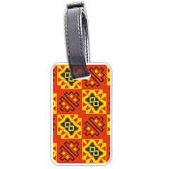 Squares And Other Shapes Pattern                                                       Luggage Tag (one Side)