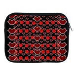 Red Lips And Roses Just For Love Apple iPad 2/3/4 Zipper Cases Front