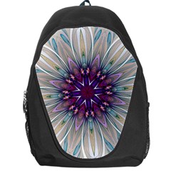 Mandala Kaleidoscope Ornament Backpack Bag by Simbadda
