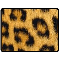 Animal Print Leopard Double Sided Fleece Blanket (large) 