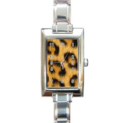 Animal Print 3 Rectangle Italian Charm Watch