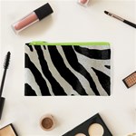 Zebra print Cosmetic Bag (XS) Front
