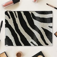 Zebra Print Cosmetic Bag (xl)