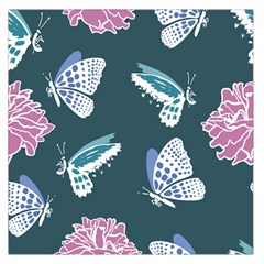Butterfly  Large Satin Scarf (square)