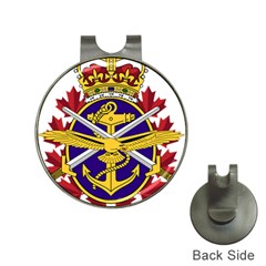 Badge Of Canadian Armed Forces Hat Clips With Golf Markers by abbeyz71