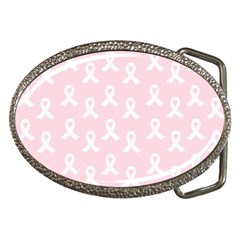 Pink Ribbon - Breast Cancer Awareness Month Belt Buckles by Valentinaart