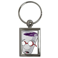 Purple Cup Nerd Key Chains (rectangle)  by grimelab
