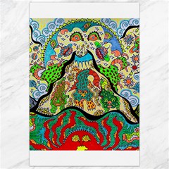 Supersonic Volcanic Sunmoon Faces Canvas 24  X 36 