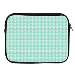 Mint Triangle Shape Pattern Apple Ipad 2/3/4 Zipper Cases