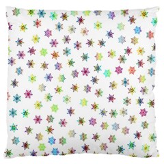 Snowflakes Snow Winter Ice Cold Standard Flano Cushion Case (two Sides) by Wegoenart