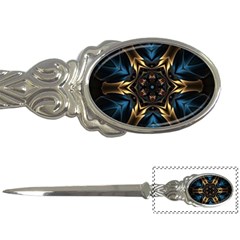 Pattern Texture Copper Teal Design Letter Opener