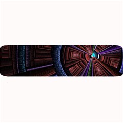 Fractal Circle Pattern Curve Large Bar Mats