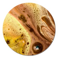 Abstract Art Modern Detail Macro Magnet 5  (round)