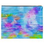 Background Drips Fluid Colorful Cosmetic Bag (XXXL) Back