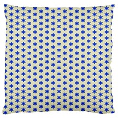 Star Background Backdrop Blue Large Cushion Case (one Side) by Wegoenart