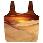 Desert Sun Landscape Sunset Dune Full Print Recycle Bag (XL) Front