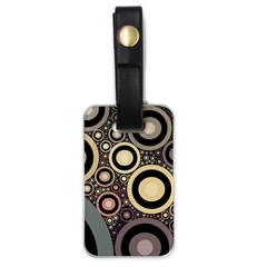 Art Retro Design Vintage Luggage Tags (one Side) 