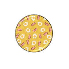 Bacon And Egg Pop Art Pattern Hat Clip Ball Marker