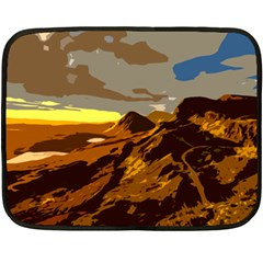 Scotland Monti Mountains Mountain Fleece Blanket (mini)