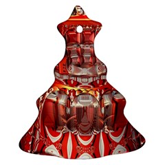 Mechanical Droid Mandelbulb Ornament (christmas Tree)  by Pakrebo
