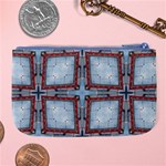 Pattern Cross Geometric Shape Large Coin Purse Back
