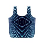 Sci Fi Texture Futuristic Design Full Print Recycle Bag (S) Back
