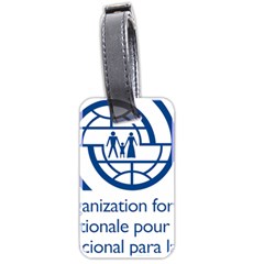 Logo Of International Organization For Migration Luggage Tags (two Sides) by abbeyz71