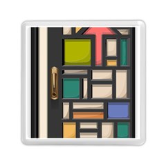 Door Stained Glass Stained Glass Memory Card Reader (square)