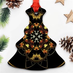 Fractal Stained Glass Ornate Ornament (christmas Tree) 