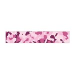 Standard Violet Pink Camouflage Army Military Girl Flano Scarf (Mini) Back