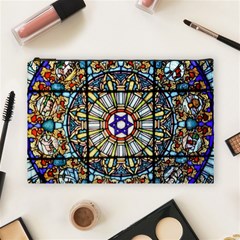 Vitrage Stained Glass Church Window Cosmetic Bag (large)