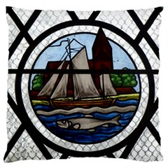 Window Image Stained Glass Large Cushion Case (two Sides)