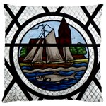 Window Image Stained Glass Large Cushion Case (Two Sides) Front