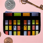 Window Stained Glass Glass Colors Large Coin Purse Front