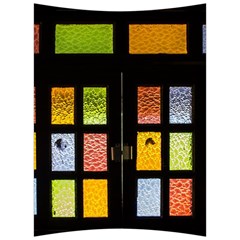 Window Stained Glass Glass Colors Back Support Cushion