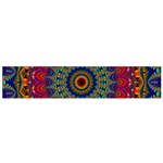 Kaleidoscope Mandala Pattern Small Flano Scarf Back